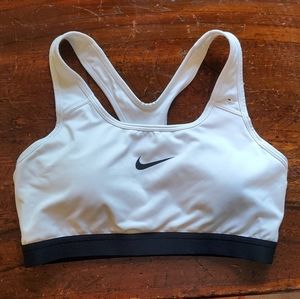 White Nike Sports Bra
